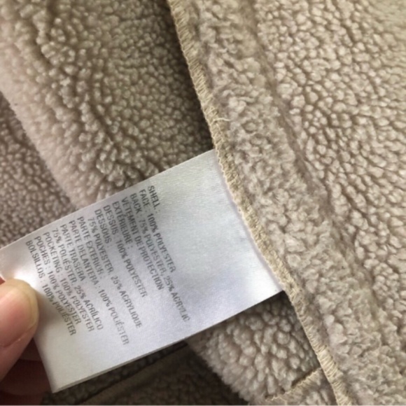 Liz Claiborne Faux Sherpa Peacoat - Picture 4 of 12